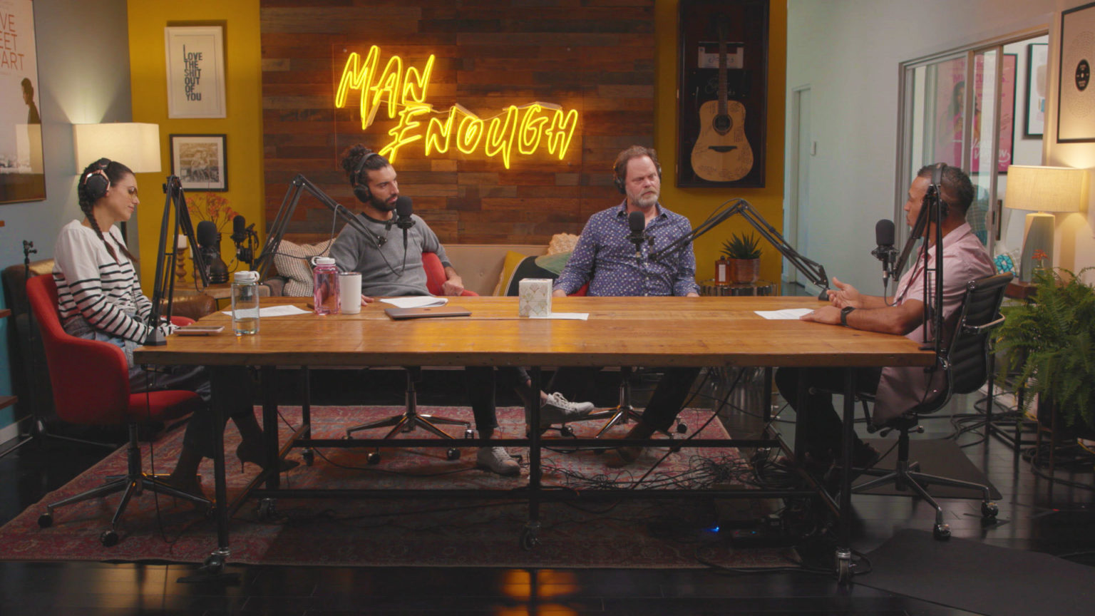 The Man Enough Podcast with Justin Baldoni, guest Rainn Wilson